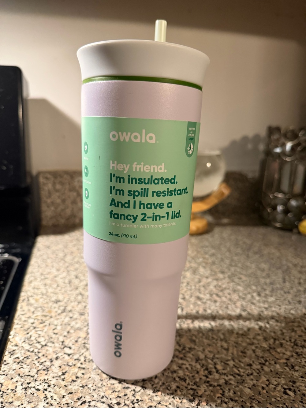 Owala Insulated 24 oz Tumbler - Light Lavender